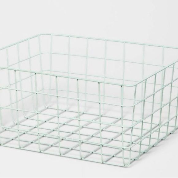 *NWT* - 13" Rectangular Wire Decorative Basket - Brightroom 2 PACK - Picture 1 of 3